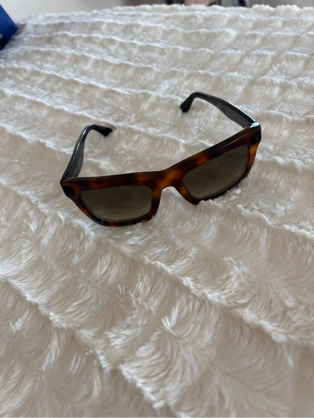 Valentino Tortoiseshell Rectangular Sunglasses - Brown Lenses